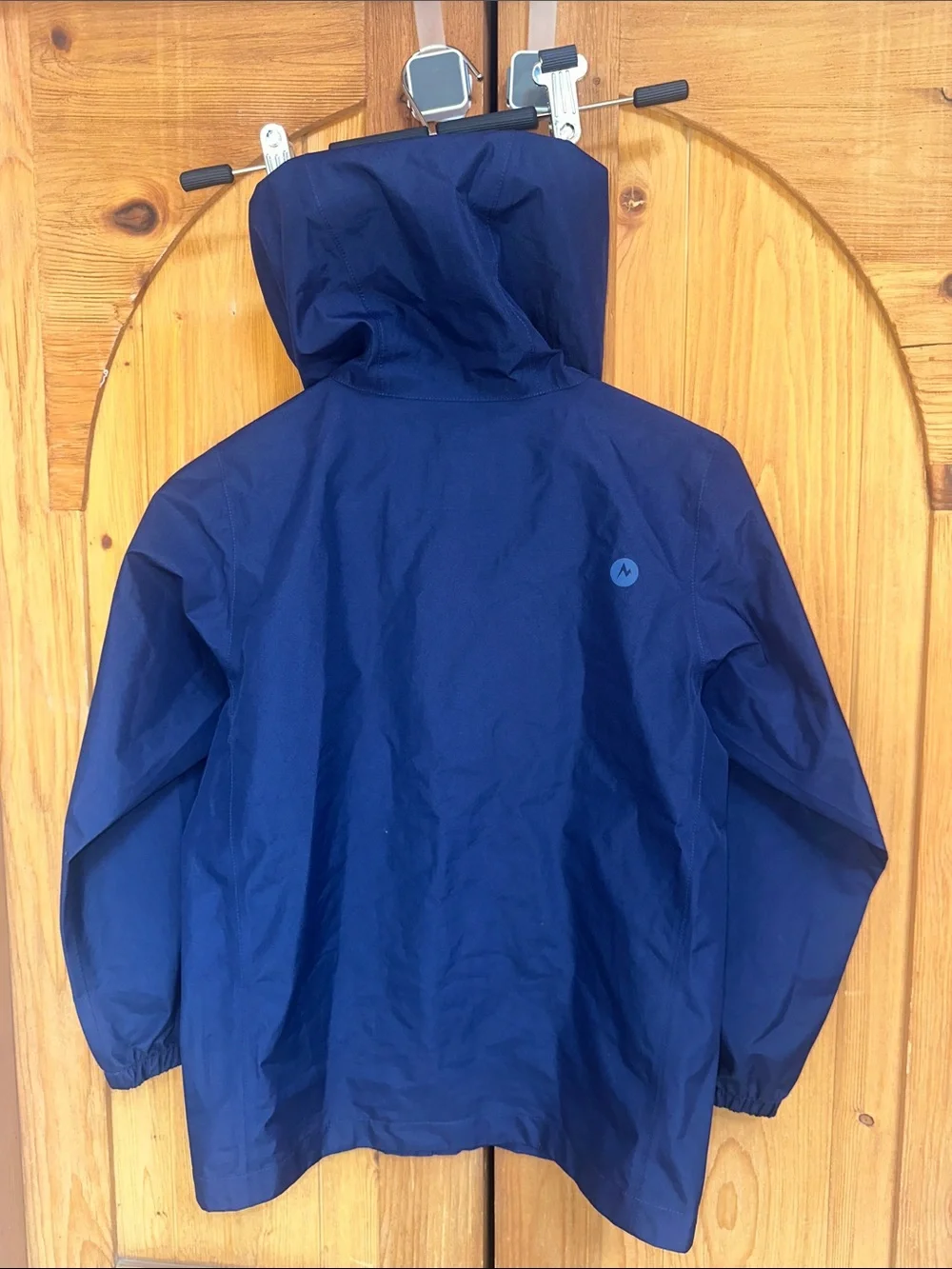 Marmot Kids Blue Waterproof Rain Jacket with Hood